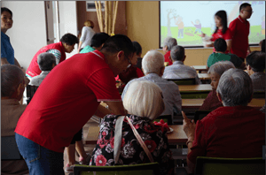 走进福利院，情暖老人心——新利体育供应链公益行